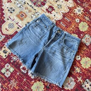 AG High Rise denim shorts